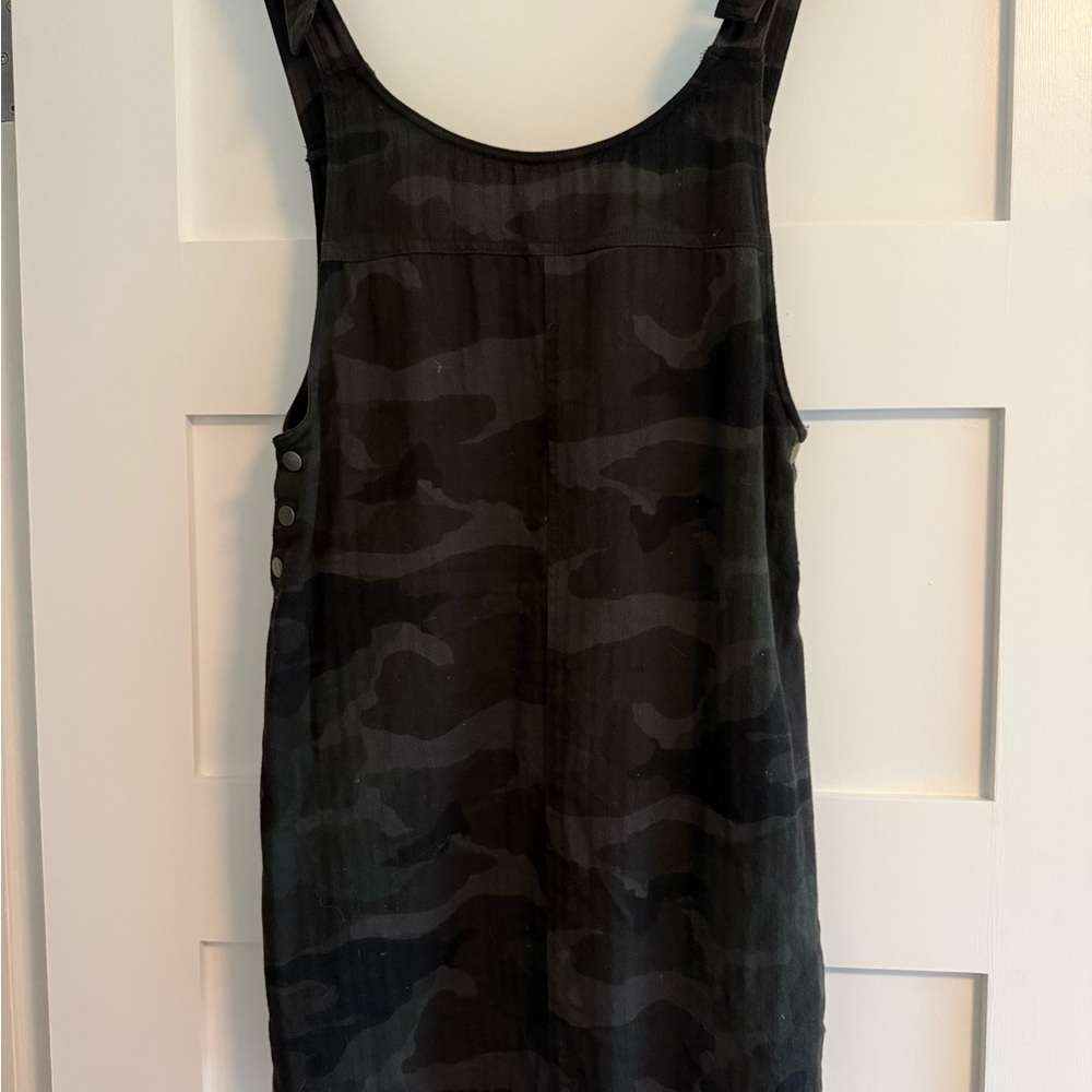 RVCA Overall Dress- Black Camo